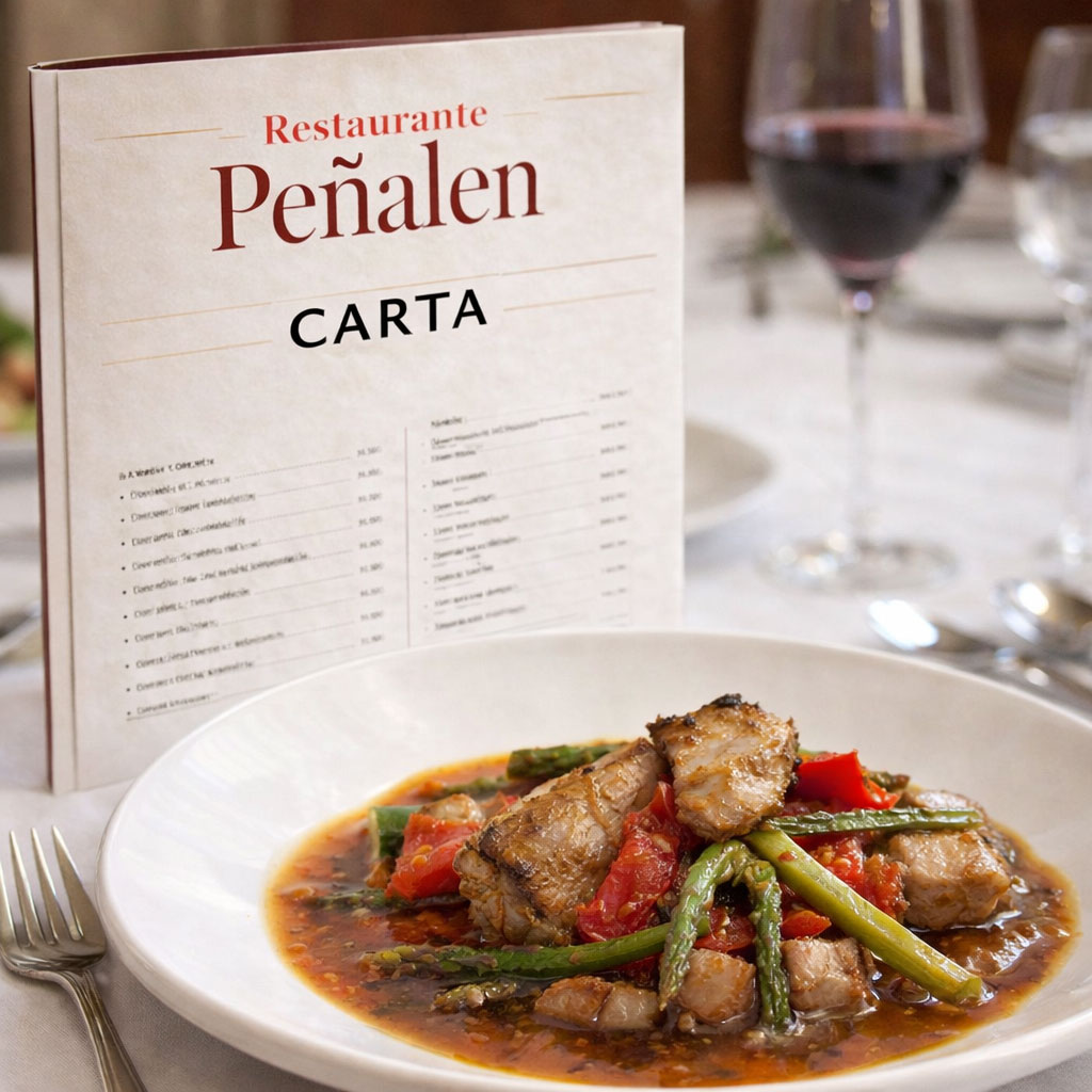 Carta del restaurante Peñalen